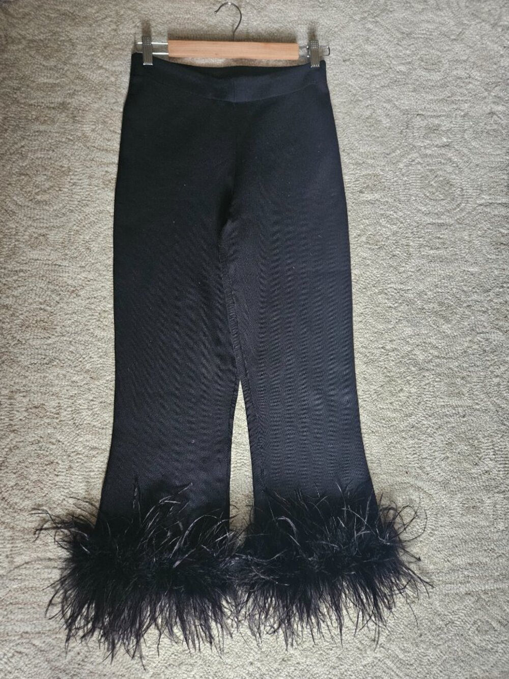Tuckernuck Black Feather Compression Knit Ashford Pants Black Medium M Party